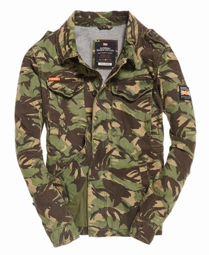 Superdry Rookie Deck Férfi Kabát Camo | LCGBN9465